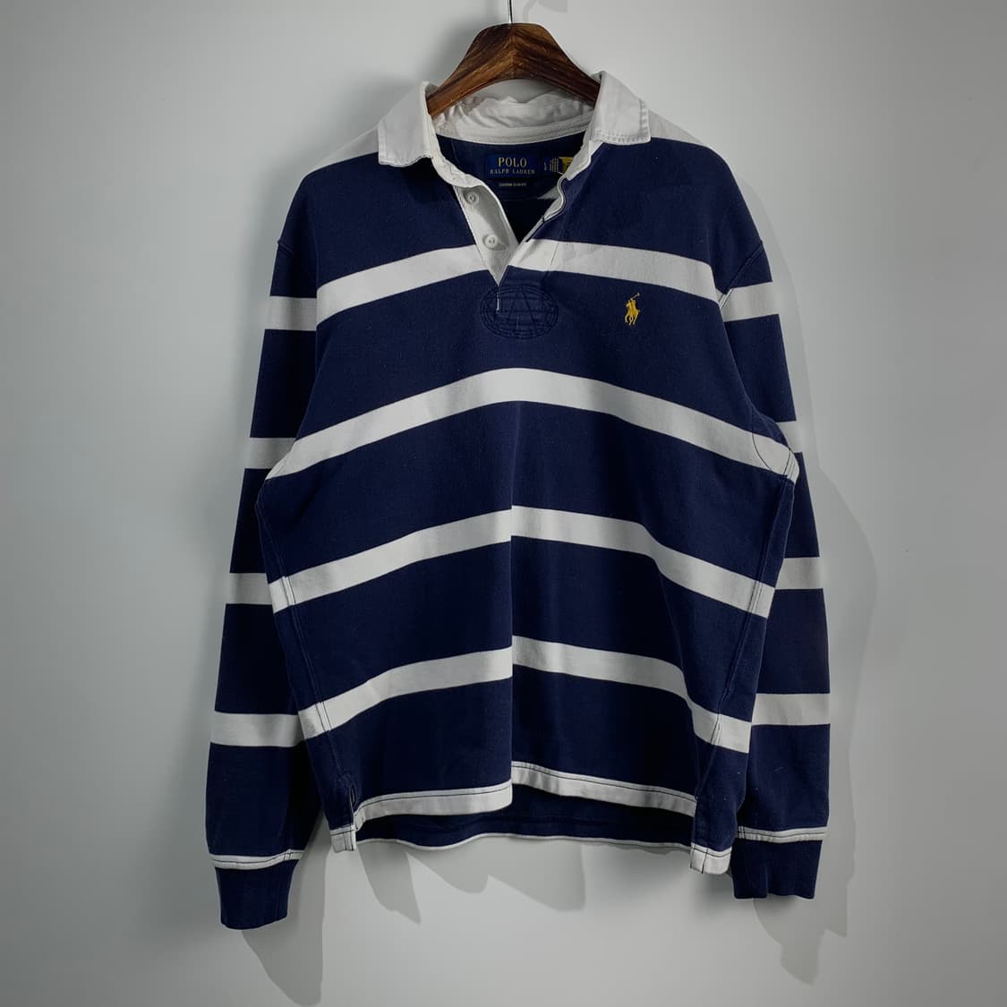 폴로 랄프로렌 QR 신형 스트라이프 럭비 티셔츠 상품이미지2