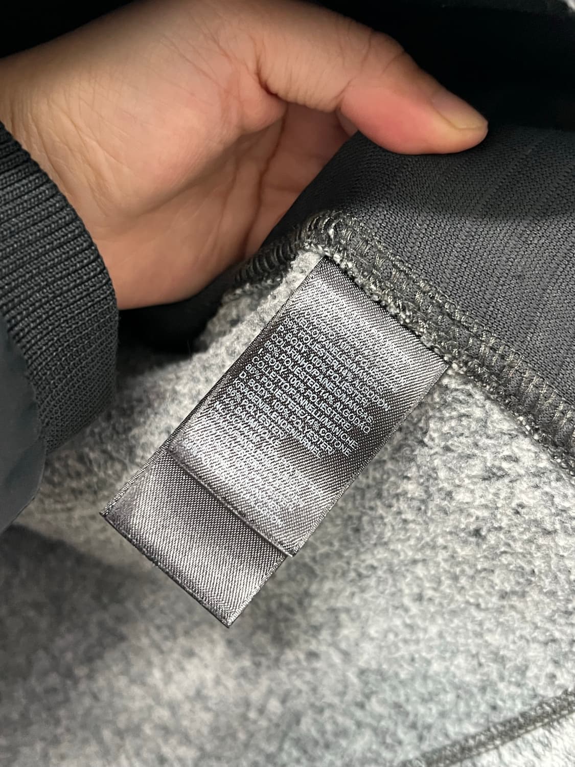 (F) 노스페이스 우먼스 플리스 집업 그레이/차콜 상품이미지5