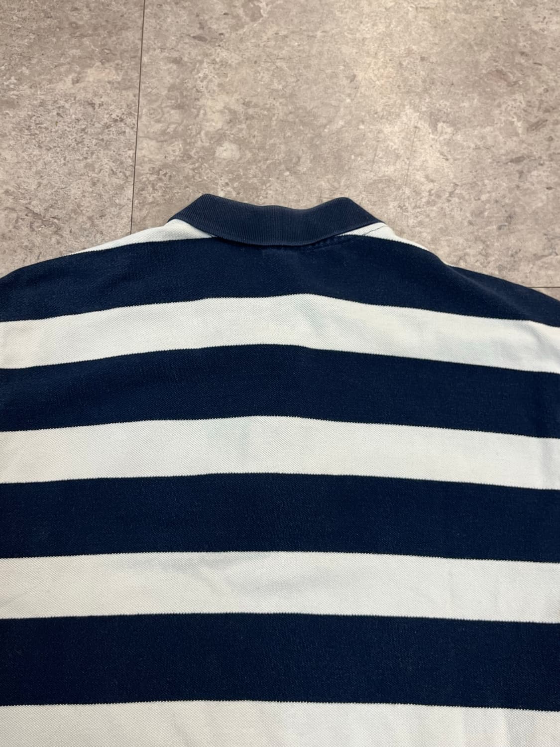 폴로 랄프로렌 빅포니 스트라이프 반팔 카라티 네이비 S #csz3807  상품이미지8