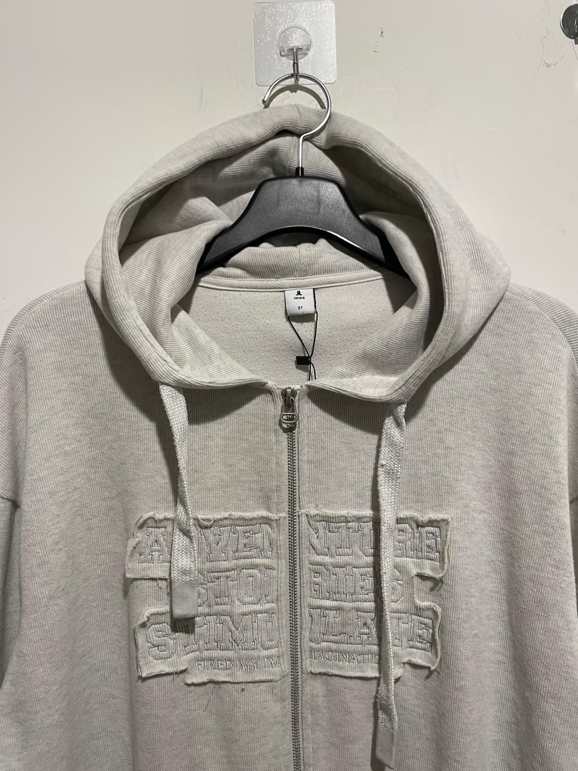 JKIDS 후드집업 아이보리 상품이미지4