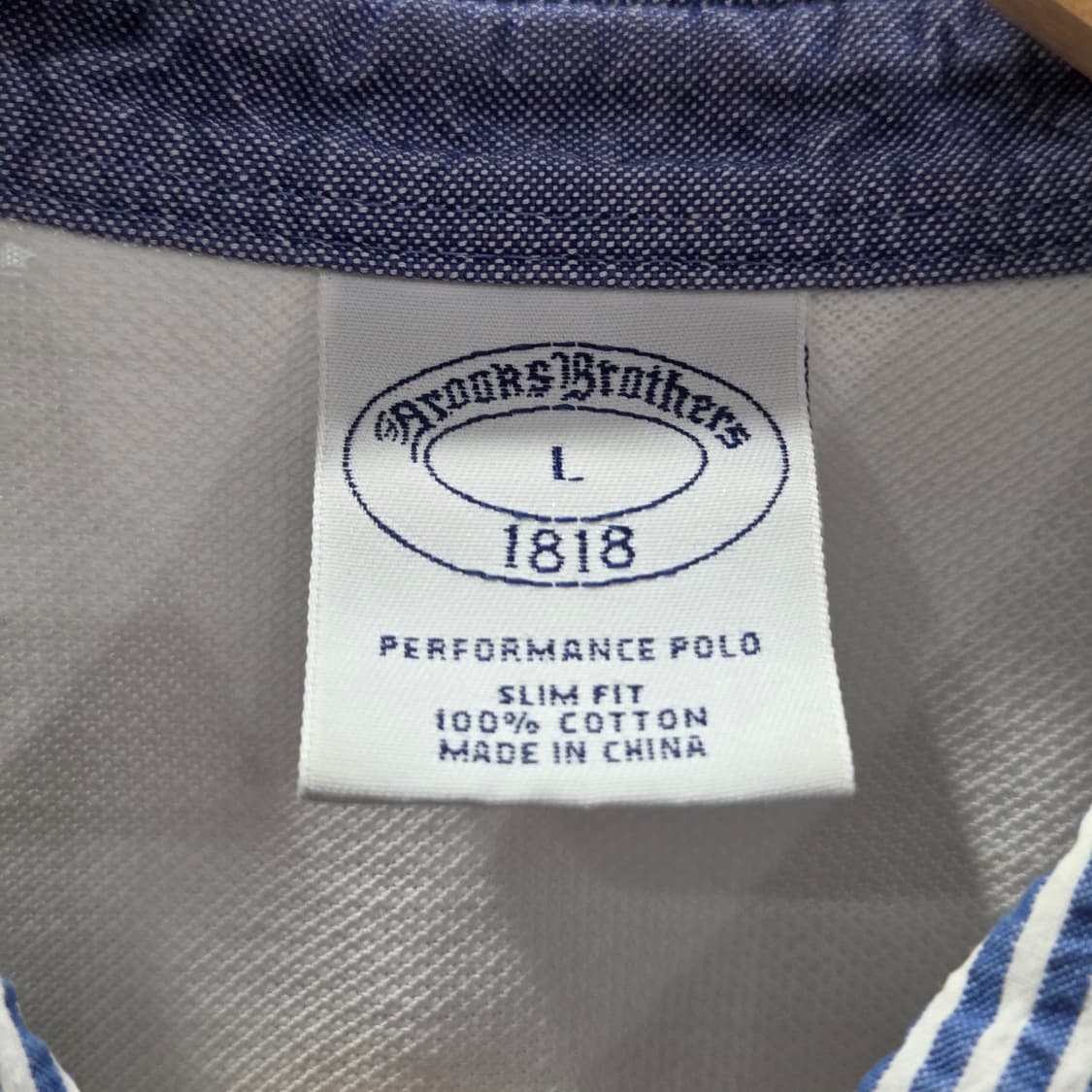 브룩스브라더스 피케 카라티 화이트 L  상품이미지3