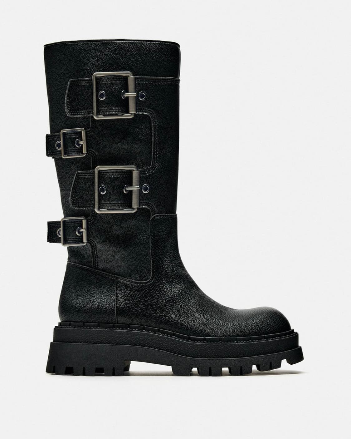 Zara 러그솔 버클 부츠  상품이미지1