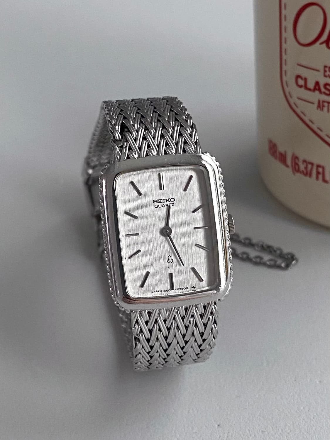 Seiko 세이코 스퀘어 실버 체인 쿼츠 레이디스 상품이미지2