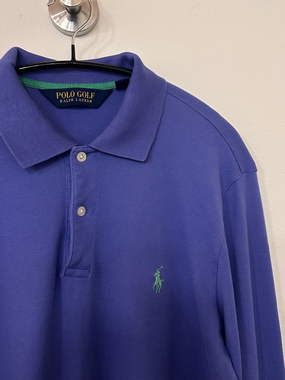 폴로 골프 랄프로렌 퍼플 긴팔 카라티 M (실측100) 상품이미지4