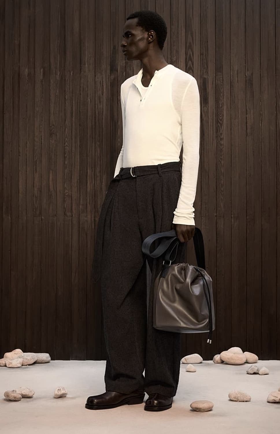 자라 나누시카 울 100% 헨리넥 상품이미지3