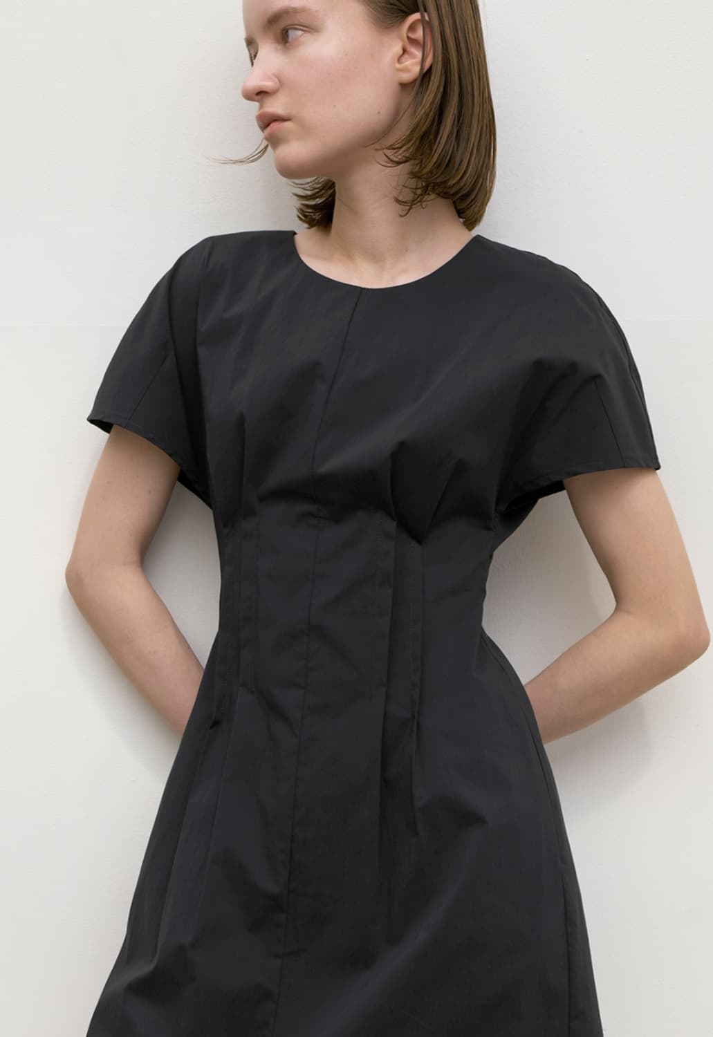 (새상품)아틀리에나인 핀턱 원피스 M사이즈 상품이미지4