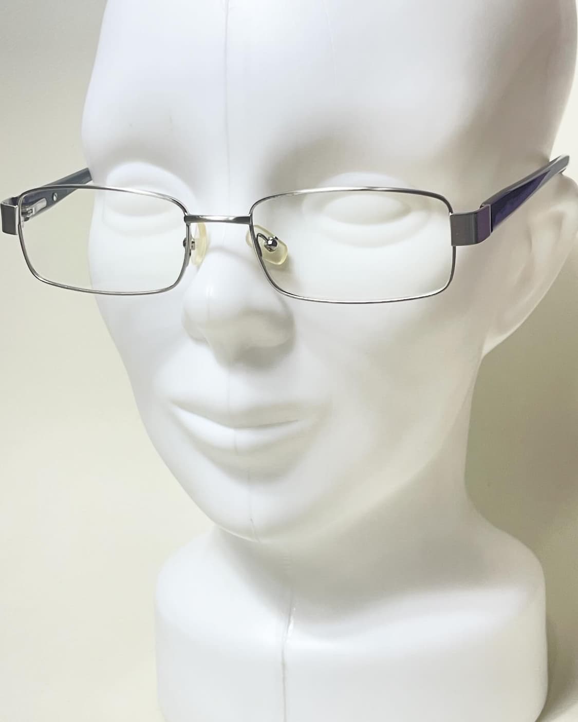 90s 이태리제 MASSI 실버 슬림스퀘어 빈티지 안경 상품이미지8
