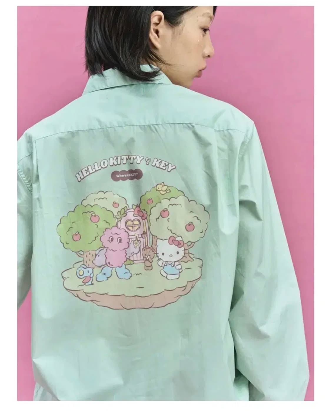 핀카 헬로키티X키 콜라보 파마자 셋업 상품이미지4