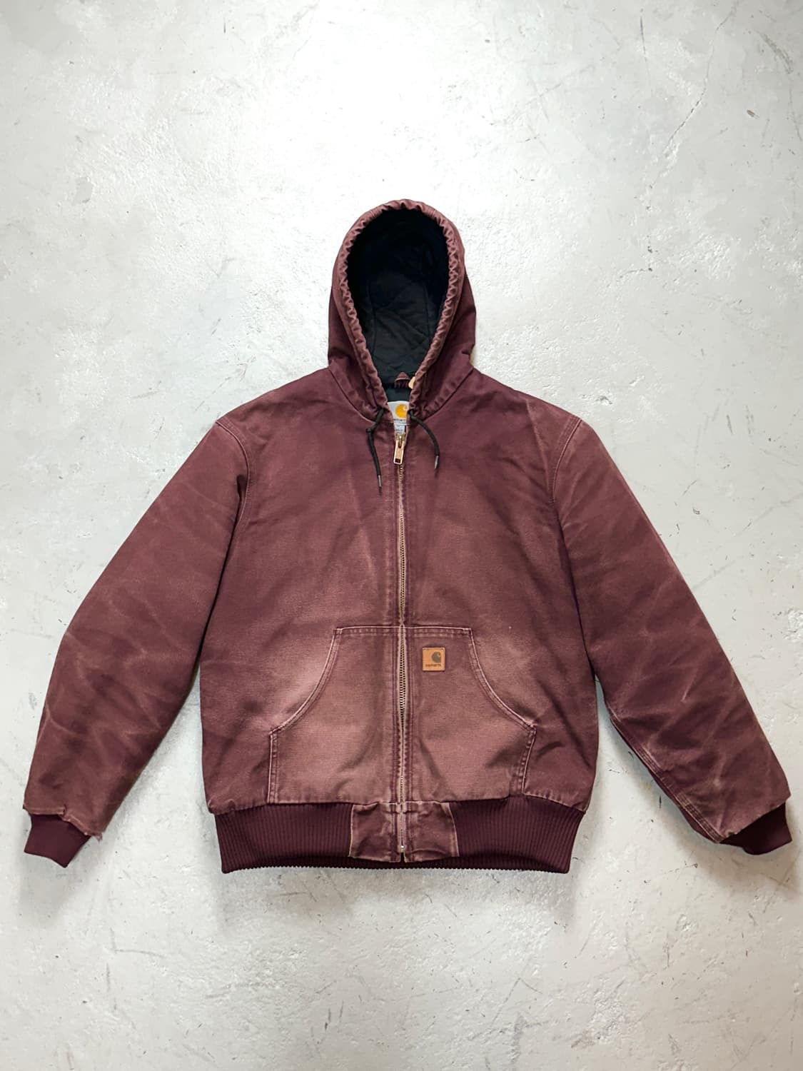 OG 칼하트 J130 액티브 자켓 칼하트 PRT 버건디 상품이미지1