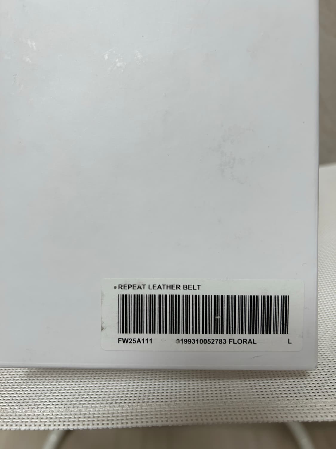 (L) 슈프림 리핏 레더 벨트-25fw 상품이미지8