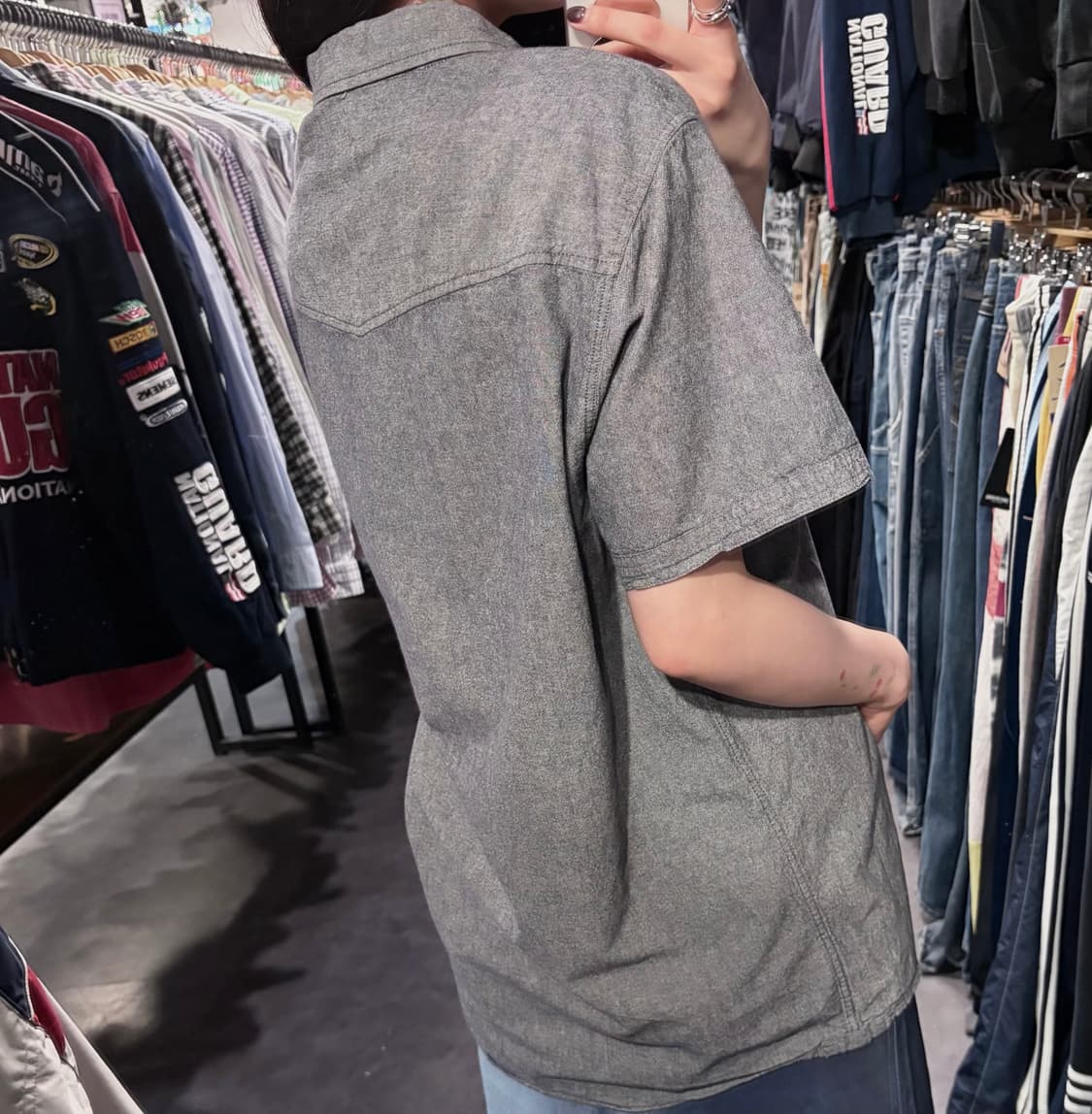 [IM] Carhartt 칼하트 반팔 셔츠 그레이 상품이미지5