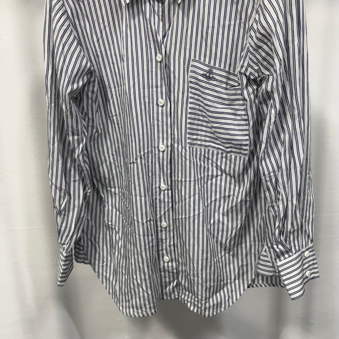 비비안웨스트우드 넥디테일 체크셔츠 상품이미지3