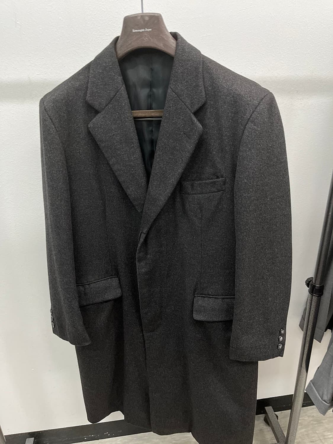 105) 마우리치오 밀라노 캐시미어100% 코트 상품이미지3