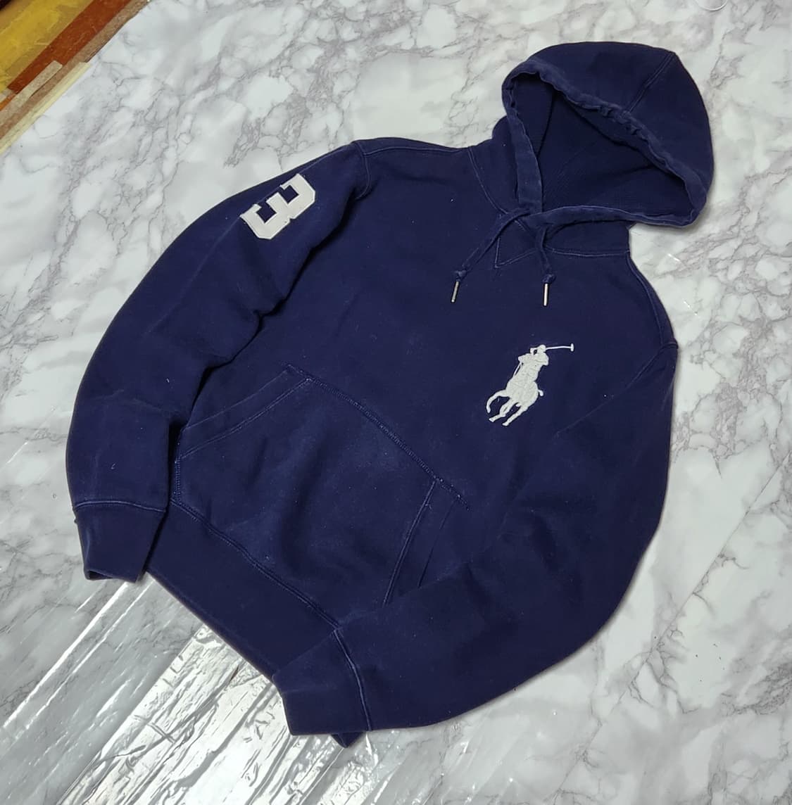 폴로 랄프로렌 빅포니 딥네이비 후드티 상품이미지2