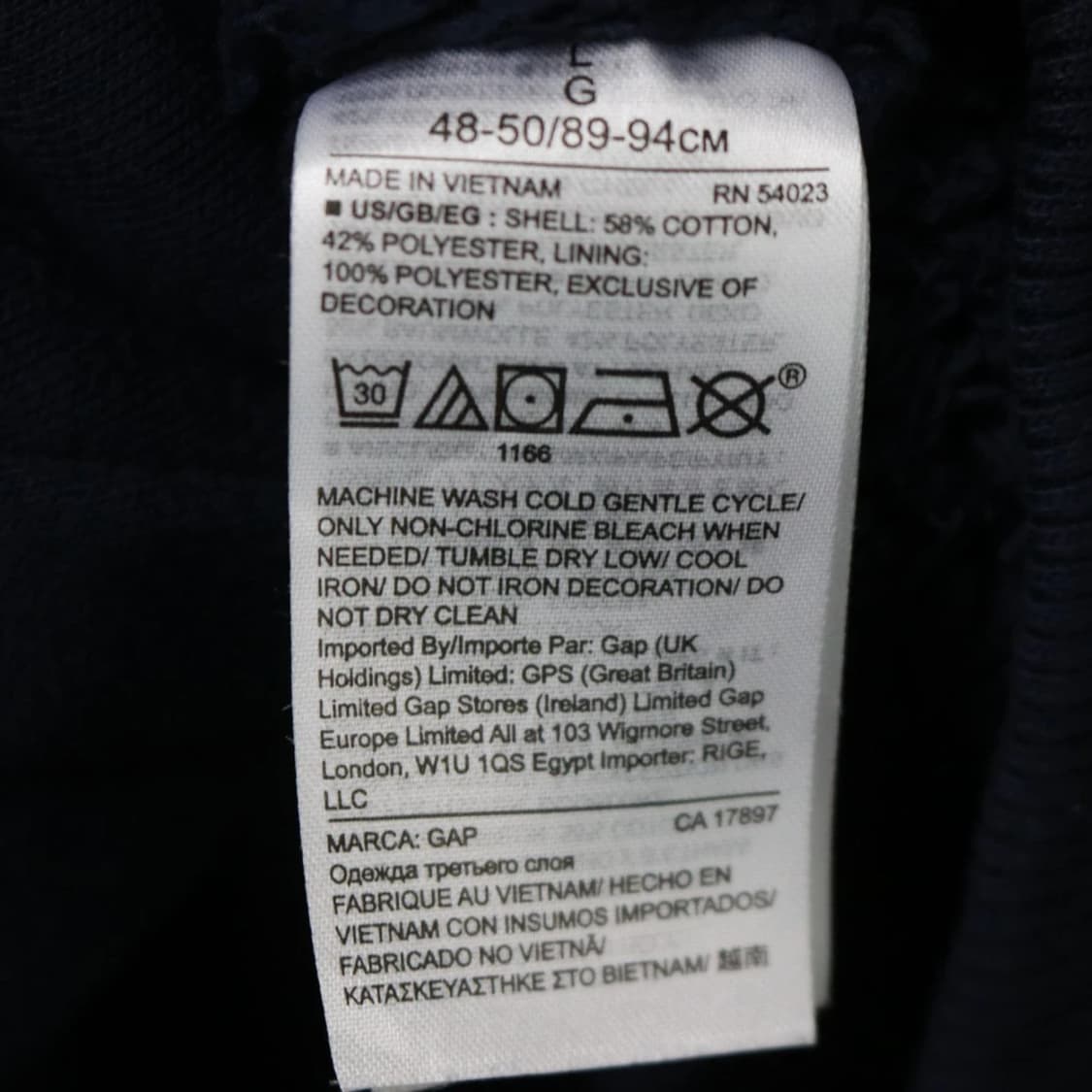 갭 후리스 내피 후드 집업 63726 상품이미지10