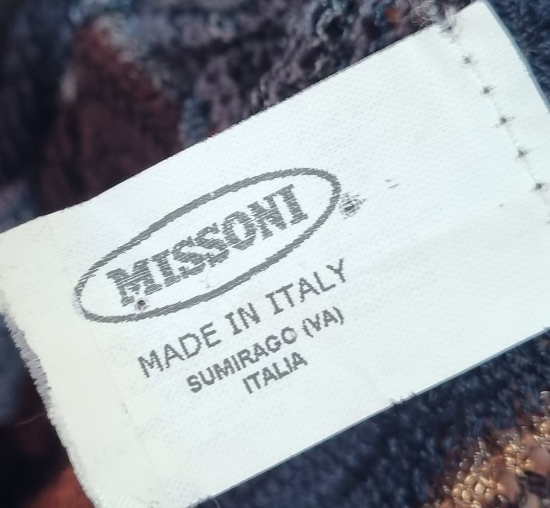 XS (44) 미쏘니 멀티컬러 울혼방 목폴라 니트 상품이미지4