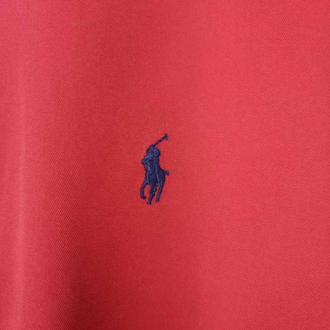 [폴로 랄프로렌] 포니 로고 자수 빈티지 루즈핏 셔츠 레드 M19776 상품이미지7