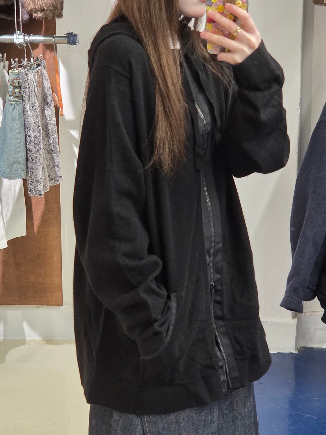 J 질샌더 유니클로 캐시미어 투웨이 후드집업 상품이미지2