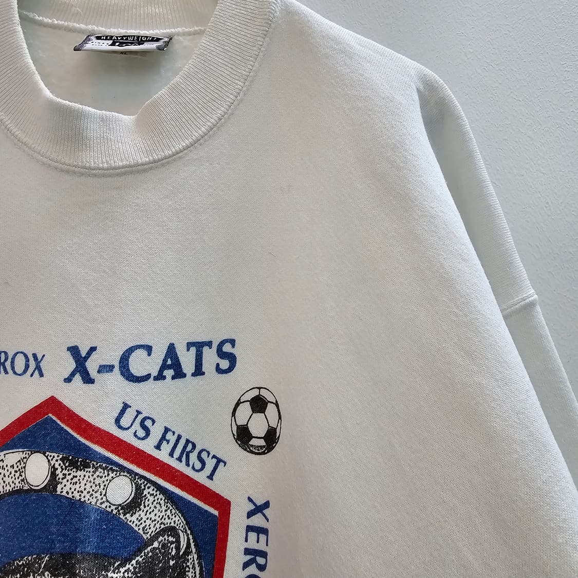 90's Lee USA산 'XEROX X-CATS' 맨투맨 기모 상품이미지5