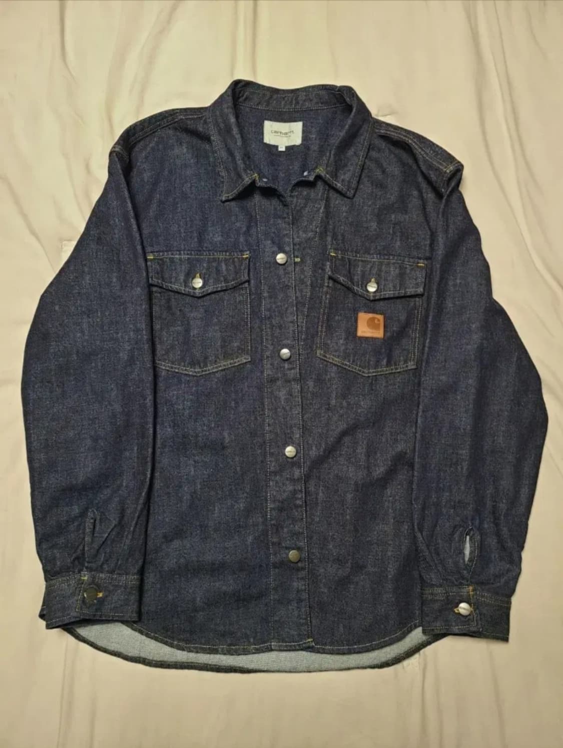 칼하트WIP 링컨 셔츠자켓 BLUE RINSED XL 사이즈 상품이미지1