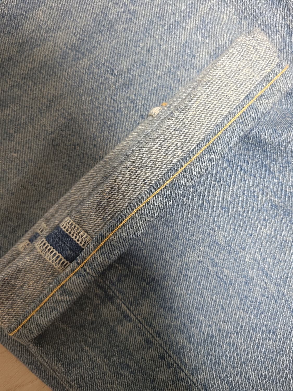 [네고가능,체감34] 캡틴선샤인 스케이트 슈컷 데님 빈티지워시 36 상품이미지8