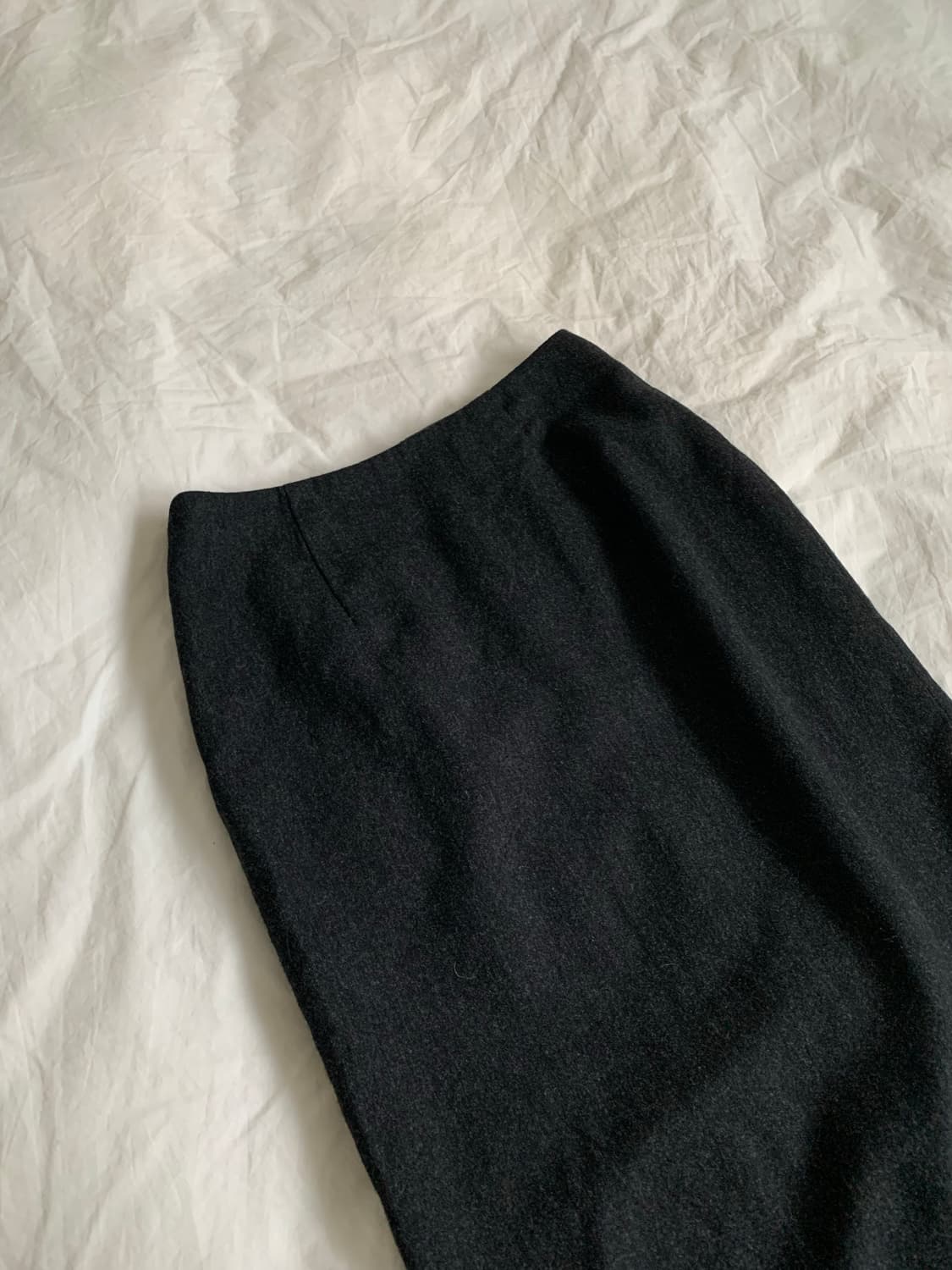 차콜 퍼 스커트 상품이미지4