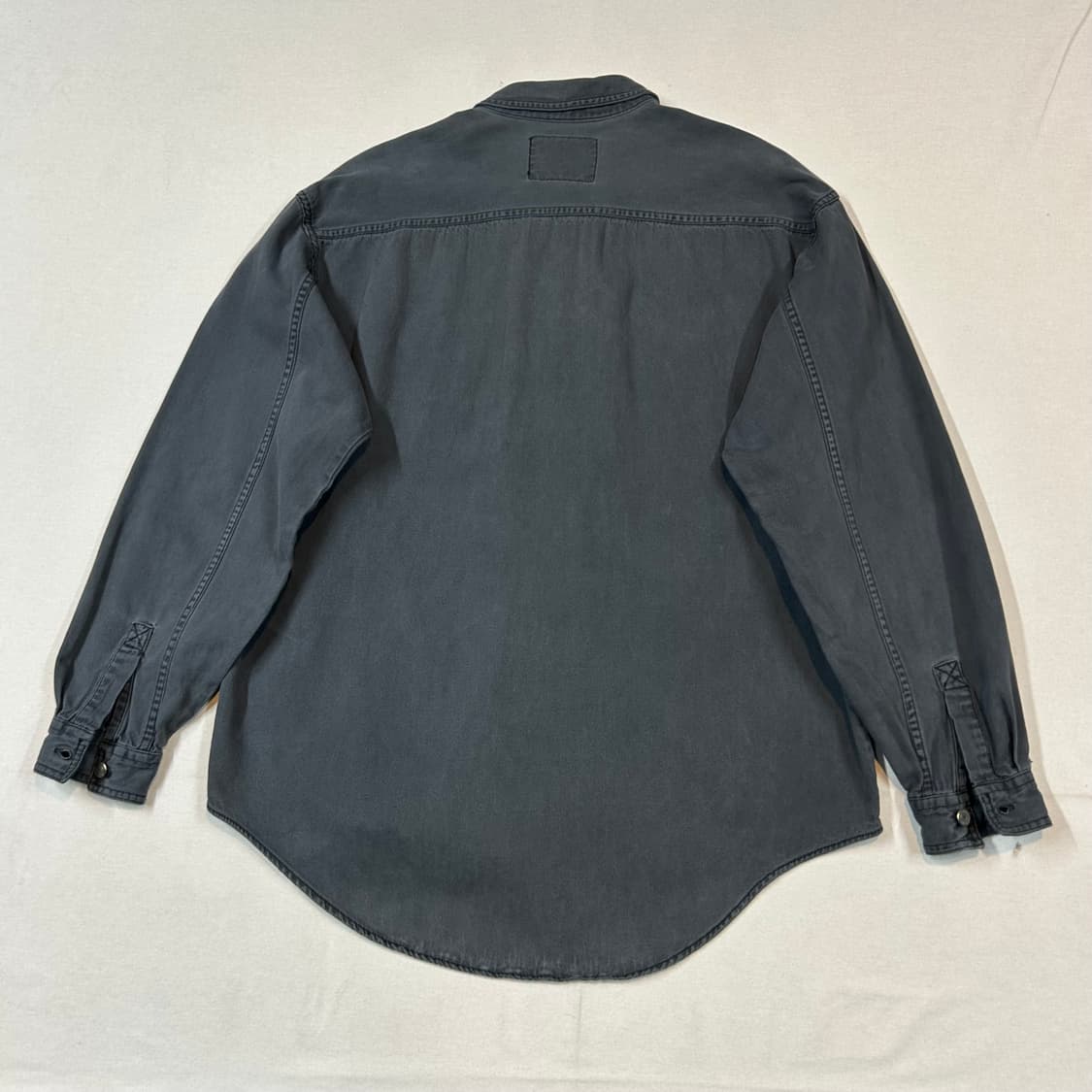 L) 리바이스 흑청 투포켓 워크 데님 셔츠 자켓 T버튼 타입 상품이미지5