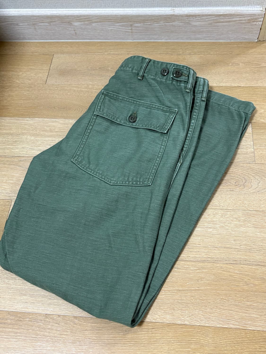 (1)오어슬로우 오리지널핏 퍼티그팬츠 올리브 상품이미지1