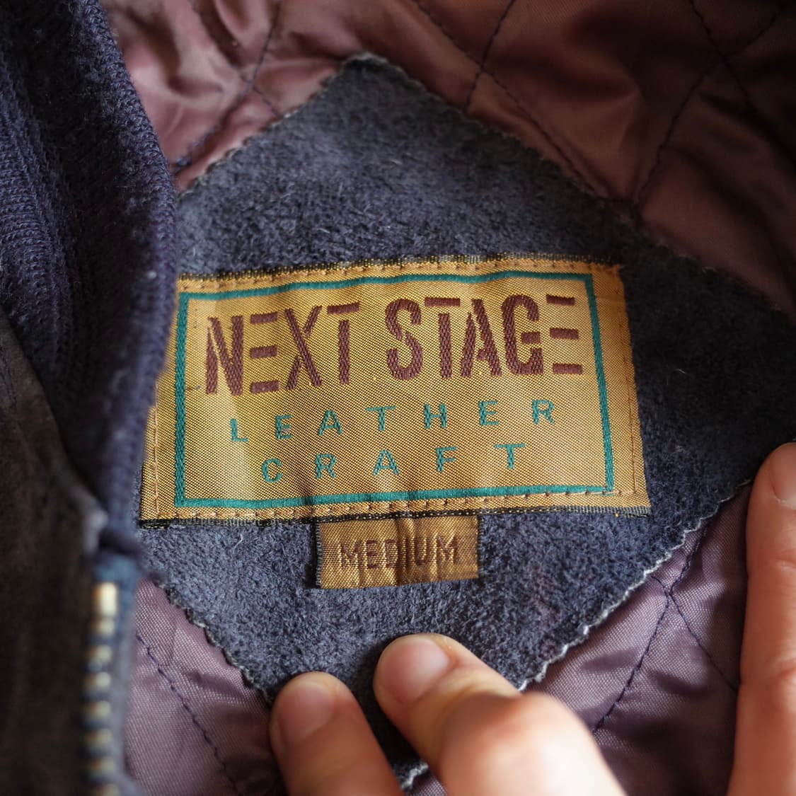 90’s Next Stage cow-hide suede bomber 상품이미지8