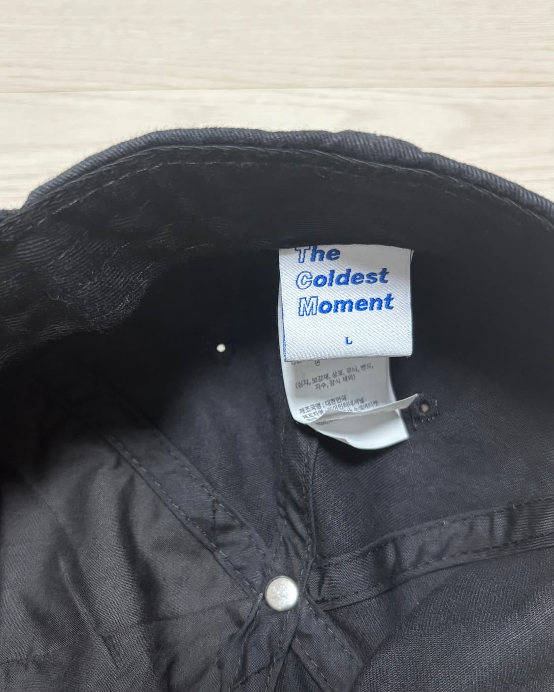 더콜디스트 모먼트 TCM 본 캡 블랙 L 상품이미지3