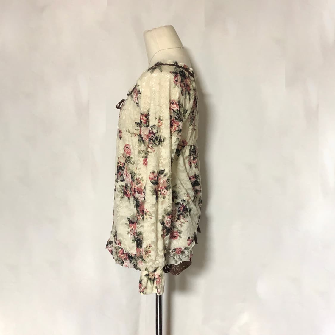 꽃무늬 레이스 블라우스  플로랄 상품이미지6