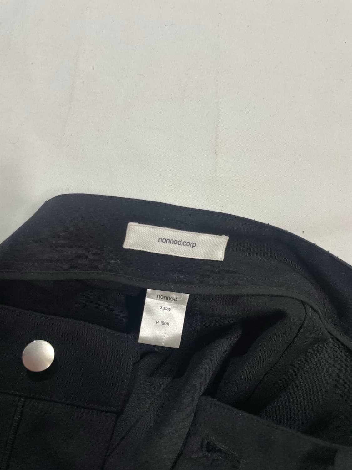 코르티스 논노드 사이드 지퍼 카고 블랙 상품이미지9