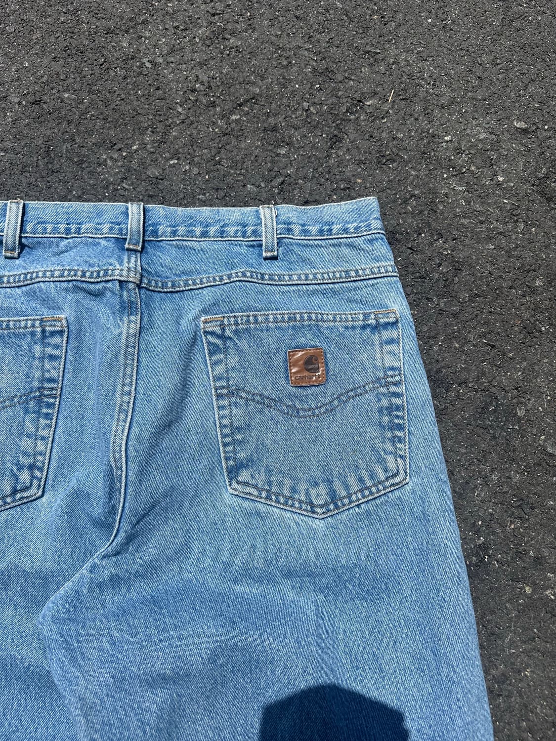 00’s Carhartt washed light denim pants 상품이미지5
