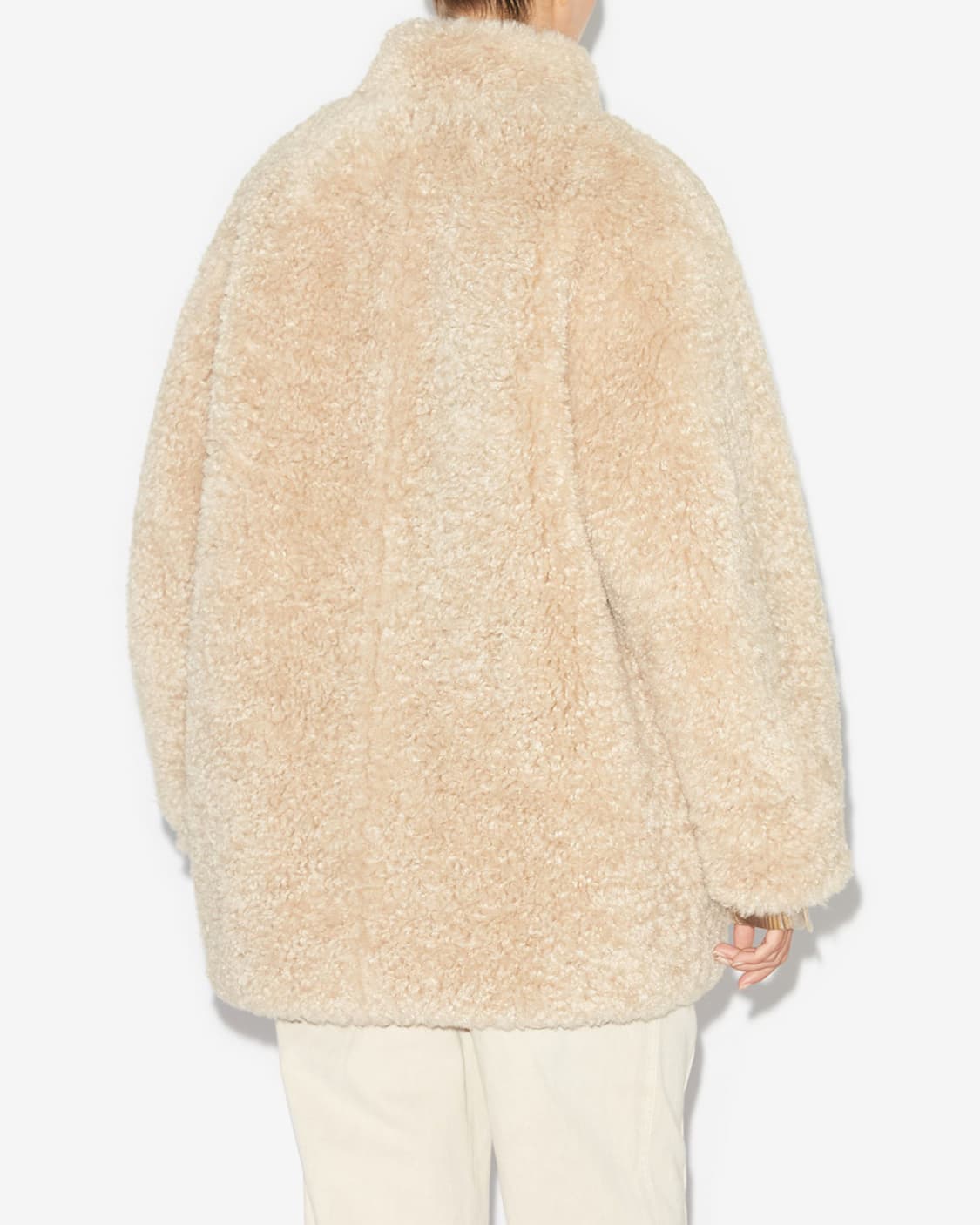 이자벨 마랑 에뚜왈 캐롤리나 리버서블 퍼 코트 자켓 에크루 Isabel  상품이미지6