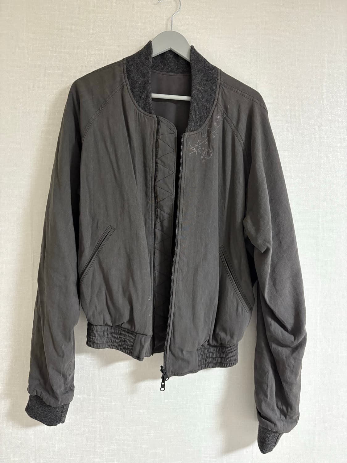 [3] HYEIN SEO 리버시블 블루종 차콜 상품이미지3