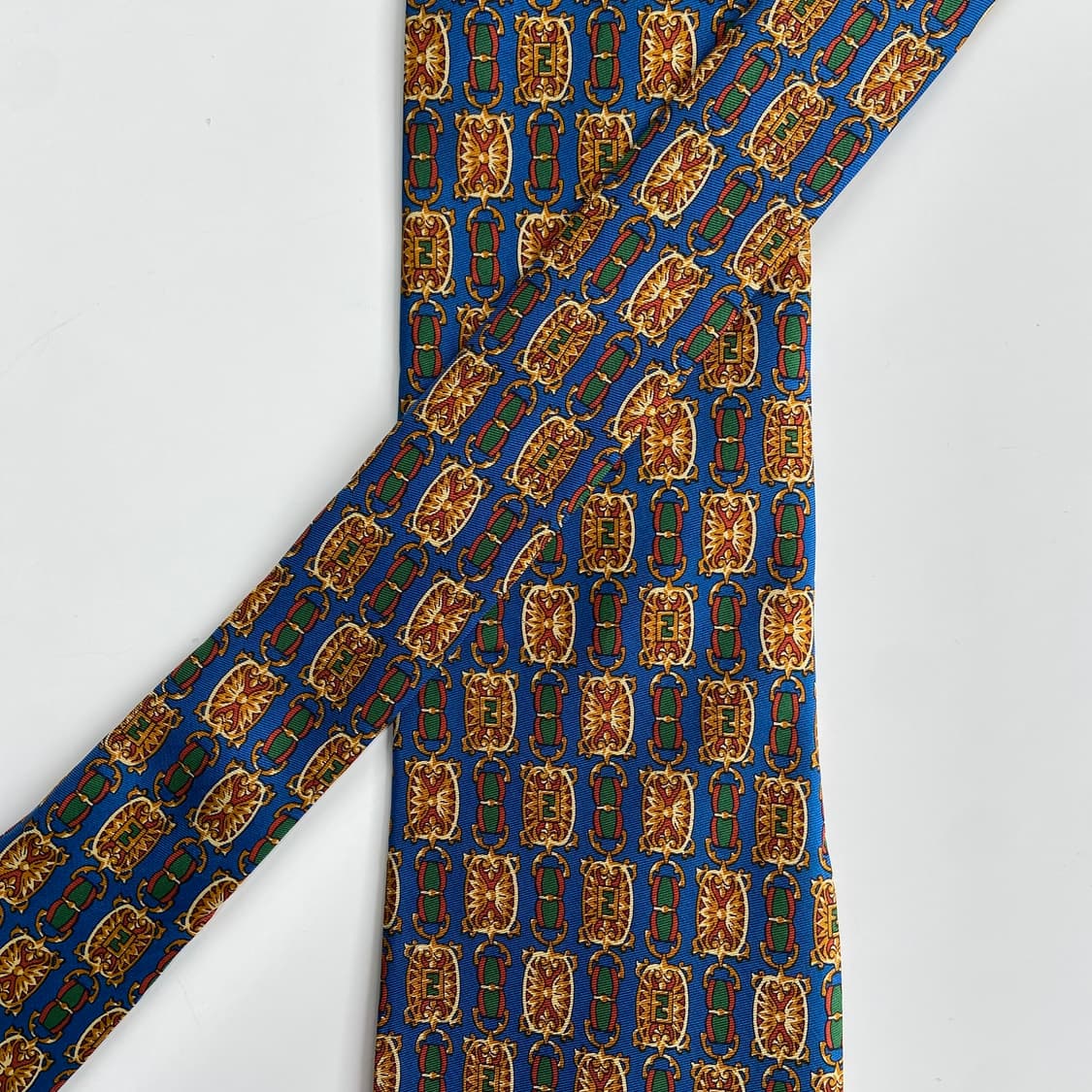 펜디 (FENDI) 모노그램 정품 명품 넥타이 10.2cm 상품이미지4