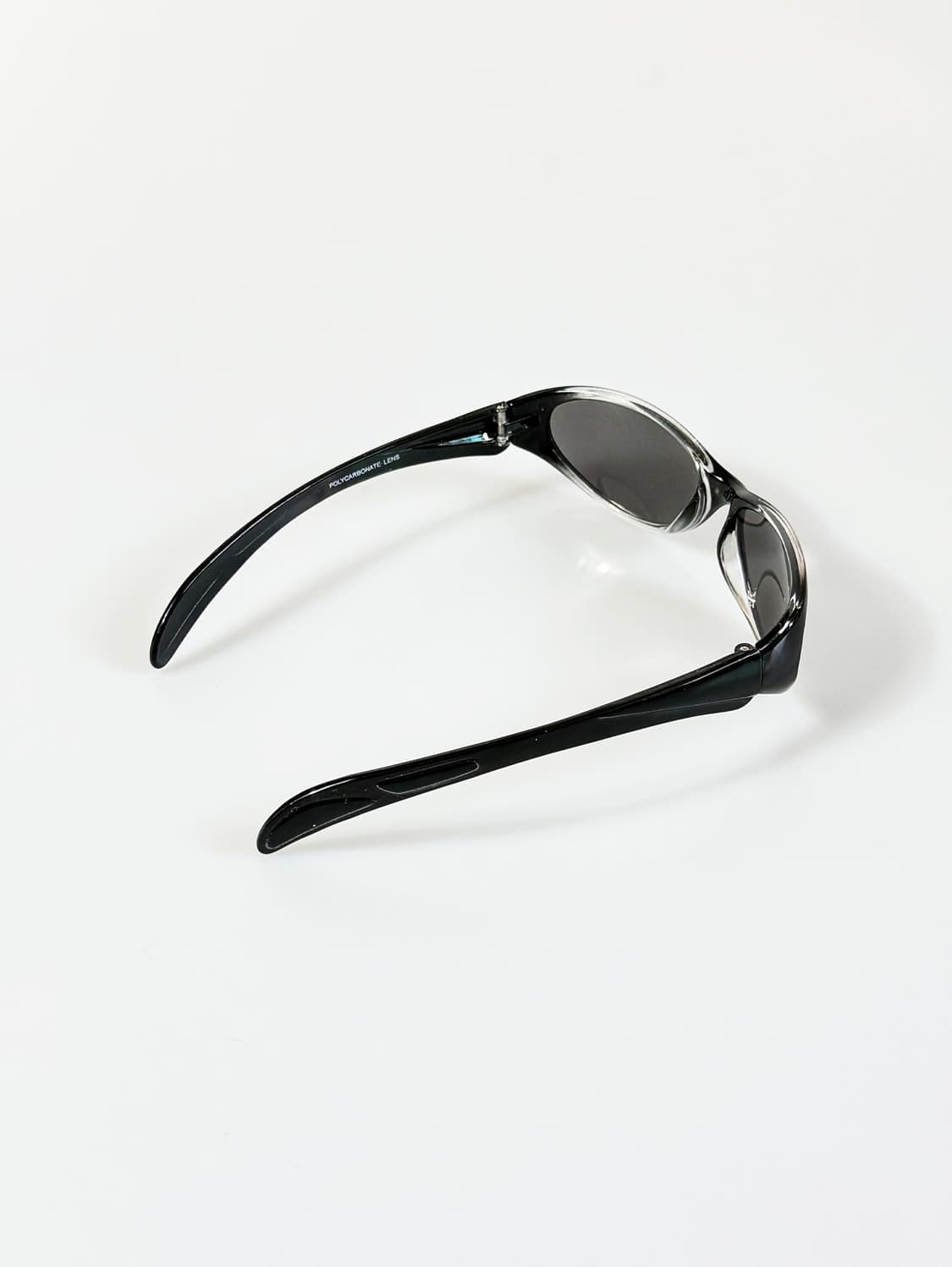 90s ONE SELF 블랙 그라데이션 랩 스포티 빈티지 선글라스 상품이미지4