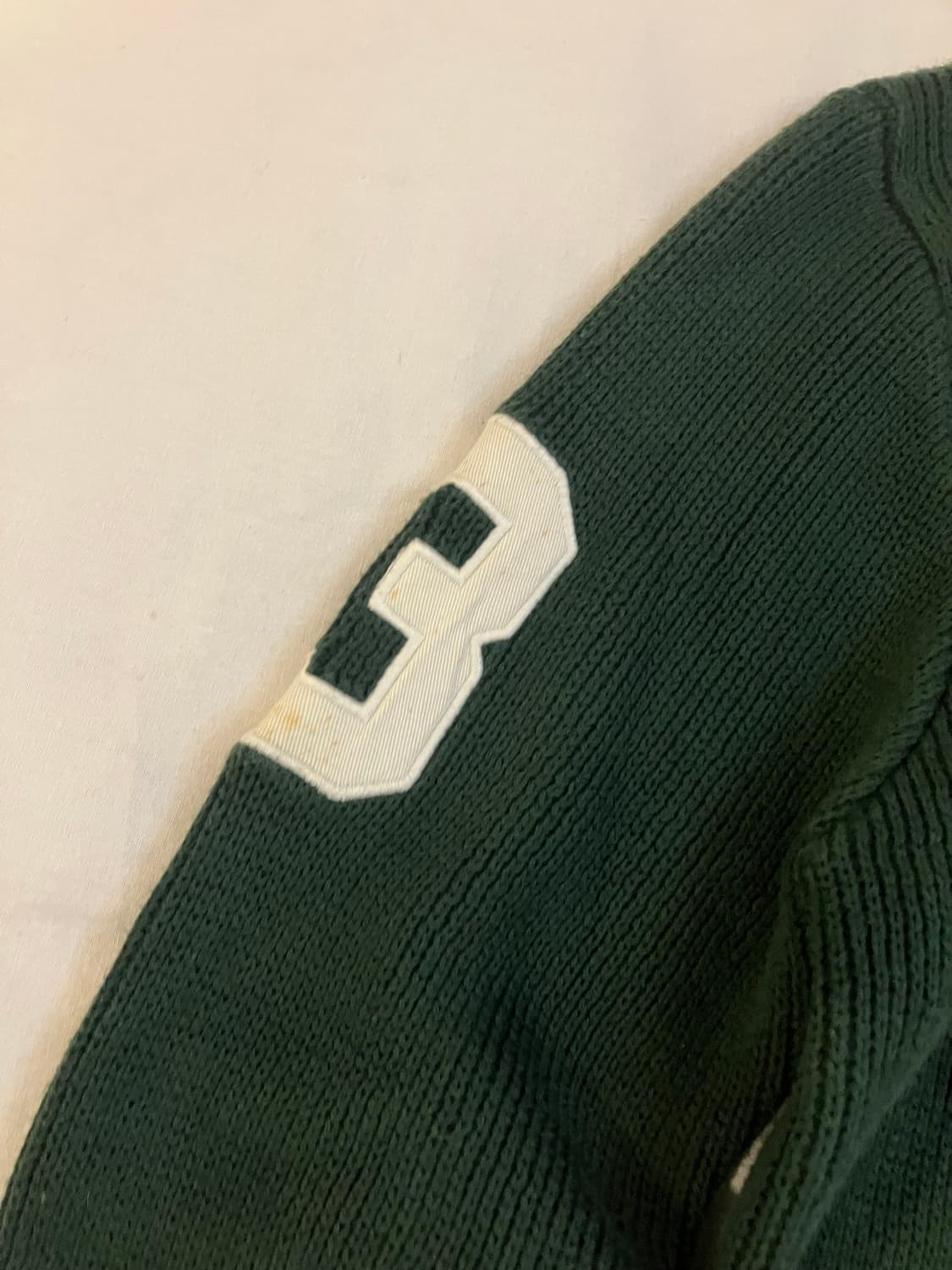 폴로 랄프로렌 빅포니 치프키프 니트집업 그린 상품이미지3