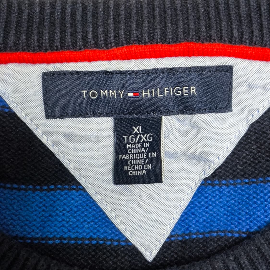 [XL] 타미 힐피거 스트라이프 니트 스웨터 상품이미지4