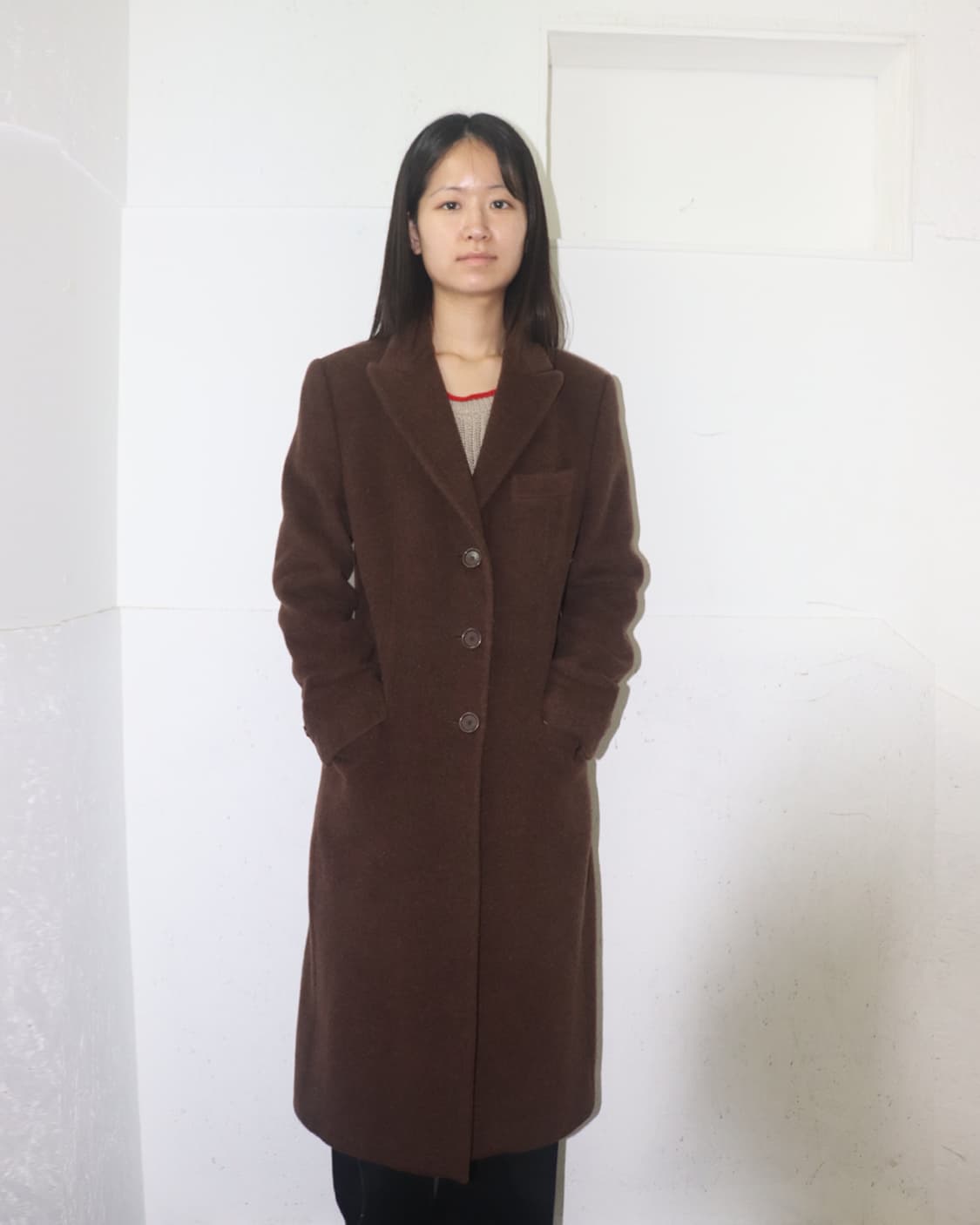 돌체 앤 가바나 90s 울 오버코트 딥 브라운 상품이미지1