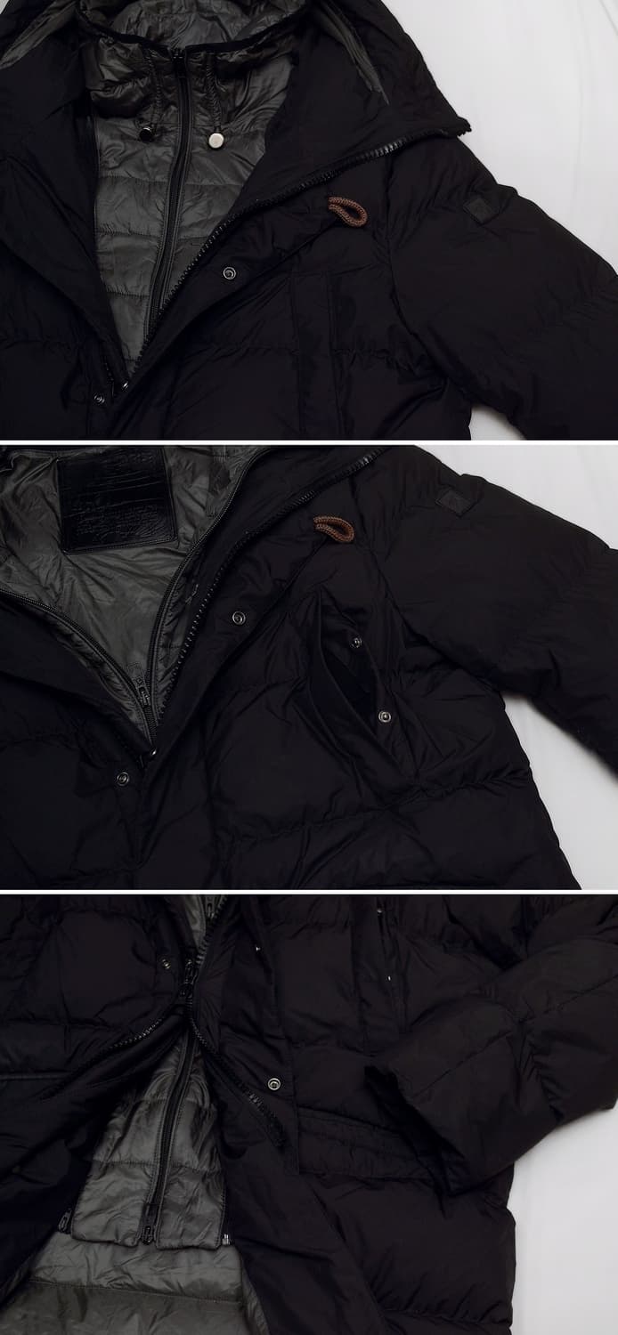 몬테꼬레 디테처블 더블 후드 구스다운 패딩 (50 / 100+) 상품이미지8