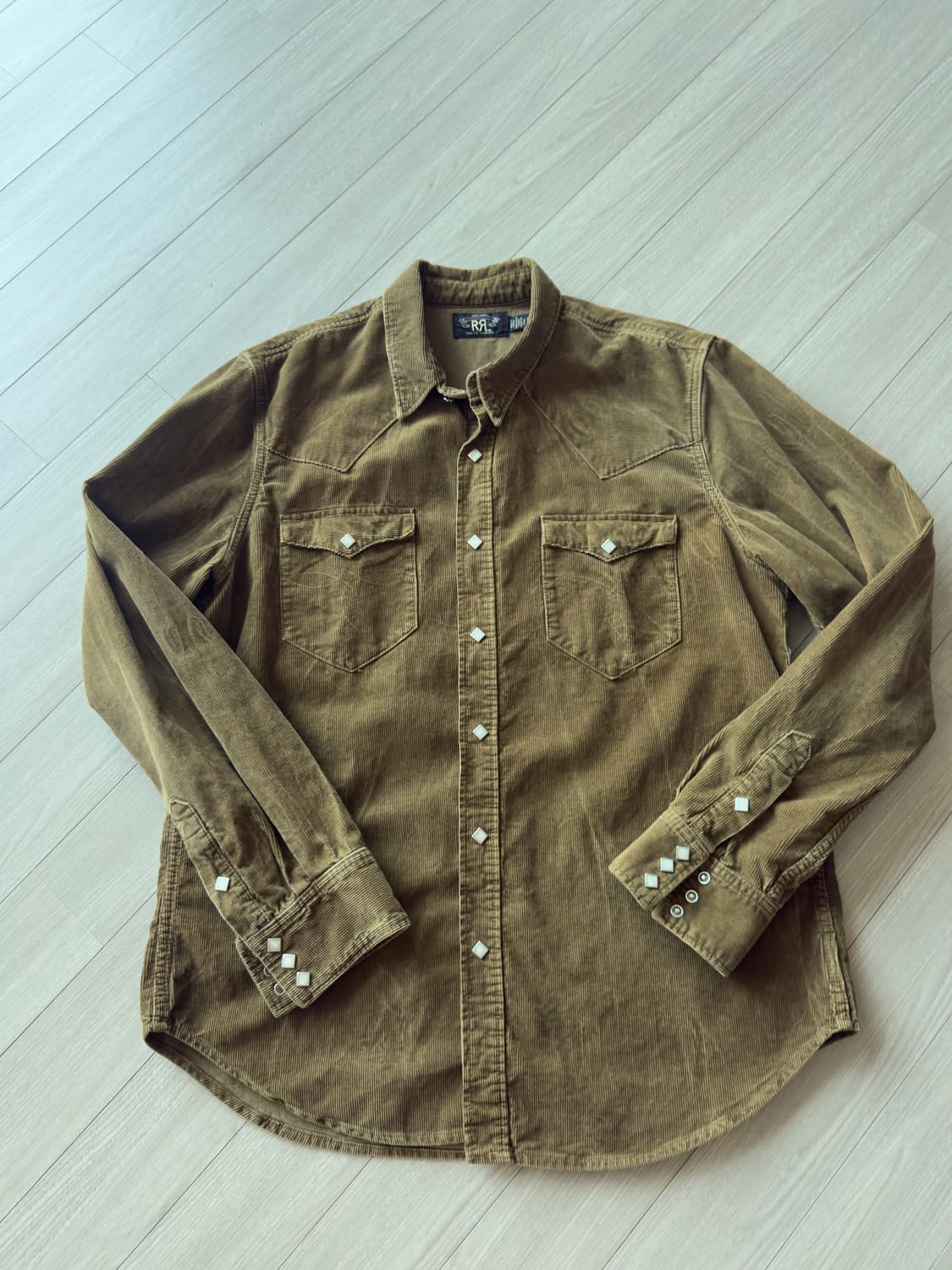 rrl 더블알엘 코듀로이 웨스턴 xl 상품이미지1