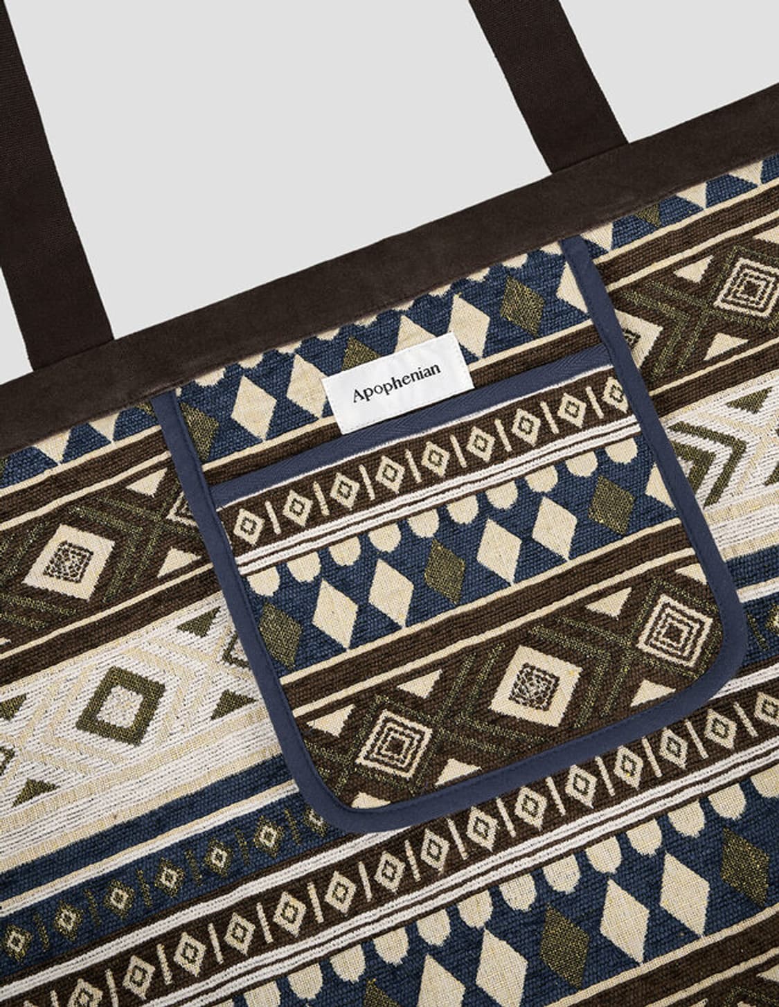 아포페니안 벨벳 토트백 새상품 상품이미지5