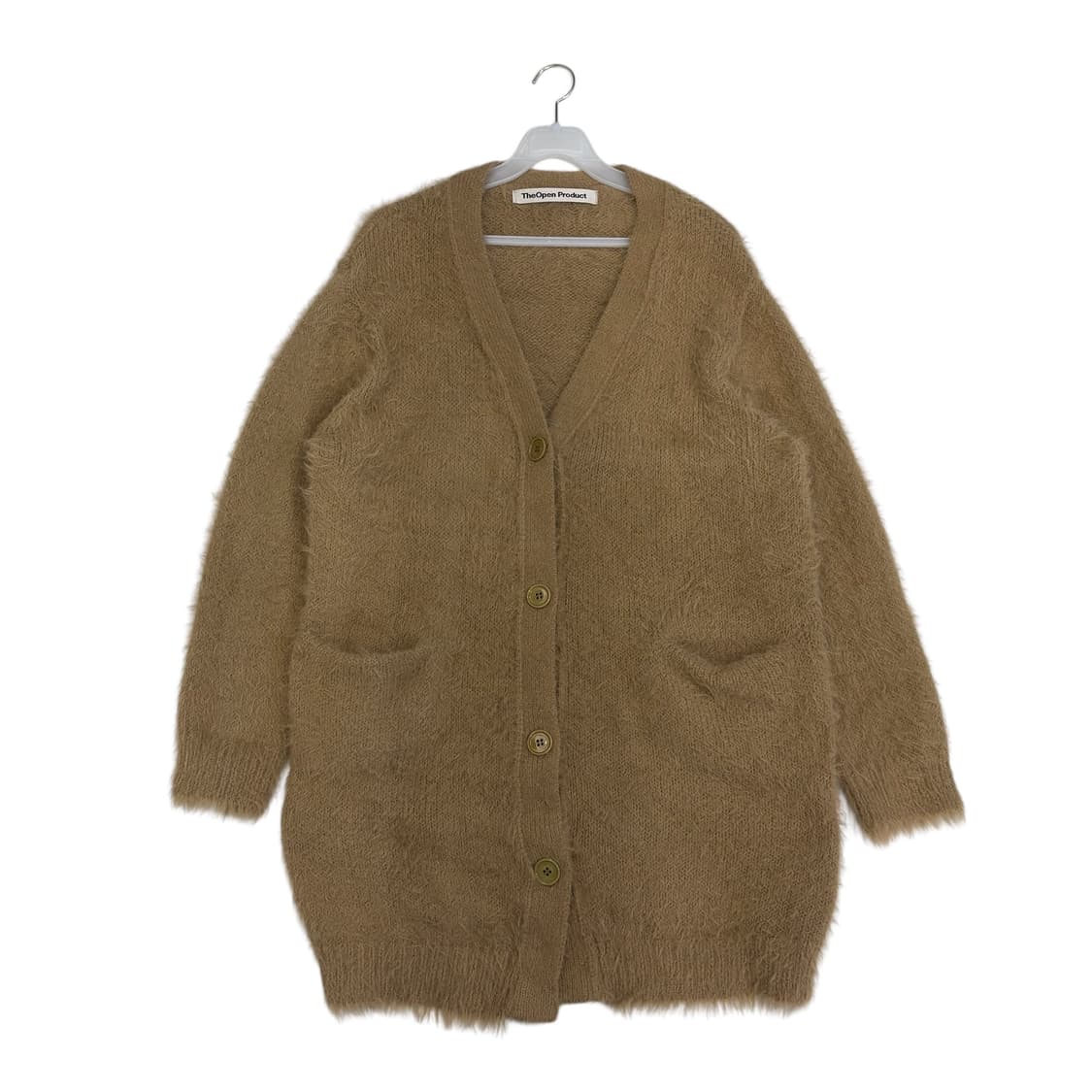 더오픈프로덕트 헤어리 롱 가디건 상품이미지1