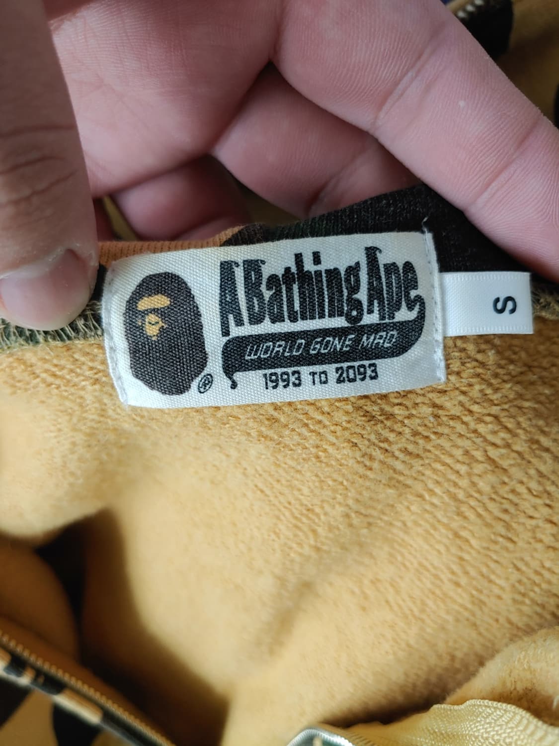 [S] 베이프 1ST 황계 샤크 후드집업 상품이미지3