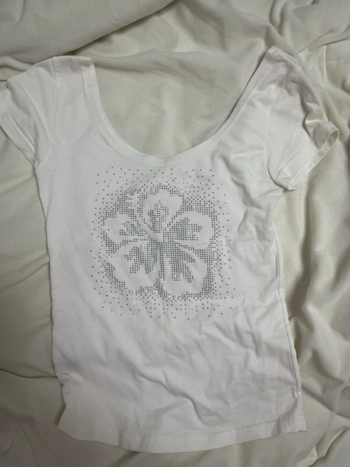 베이비메탈클럽 히비티 화이트 베메클 갸루 히메 오네 탑 빈티지 마즈 상품이미지2