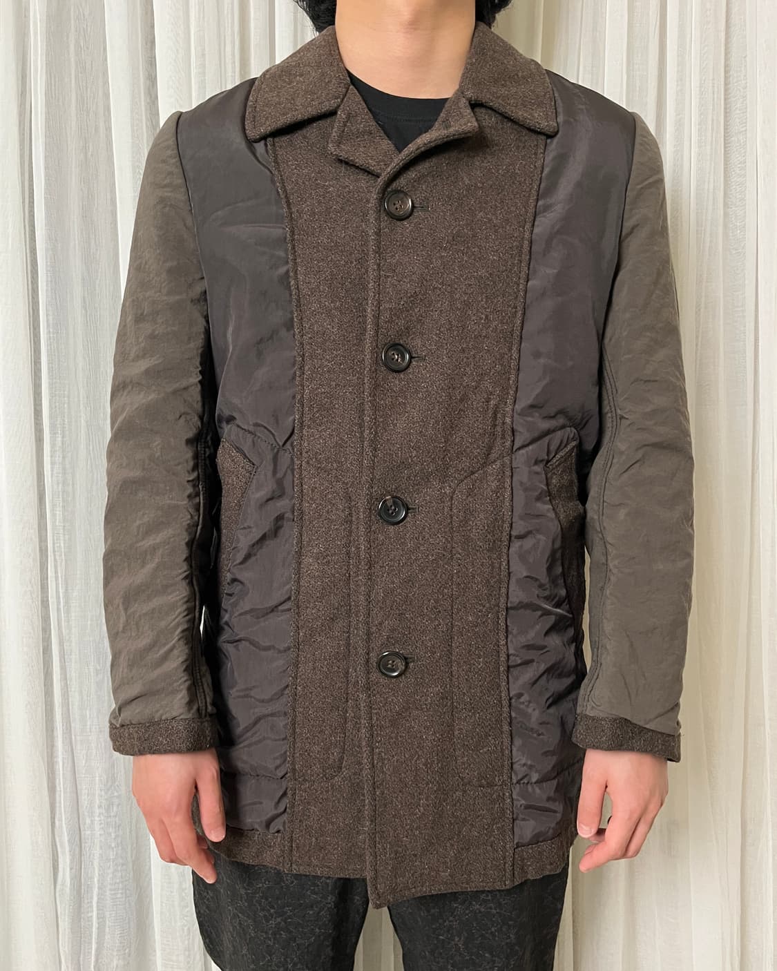 꼼데가르송 옴므 인사이드아웃 코트 comme des garcons  상품이미지10