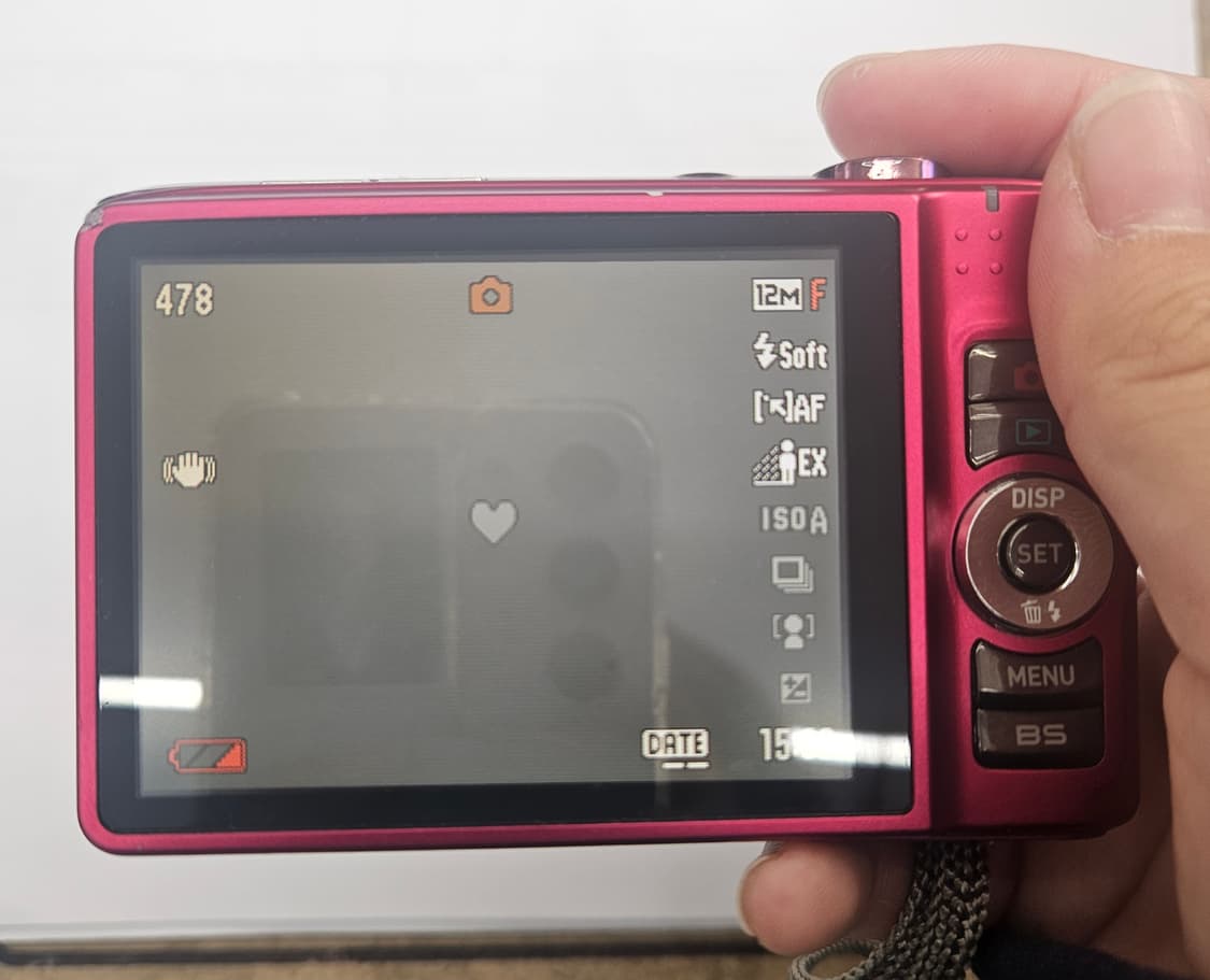 카시오 엑슬림 EX-H10 디카 핑크 상품이미지7