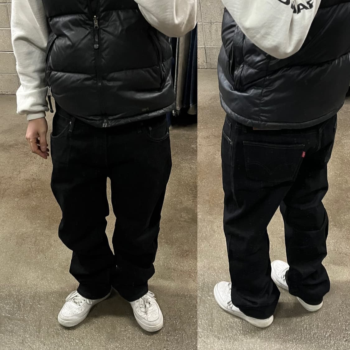 리바이스505 블랙진 (37“) 상품이미지6