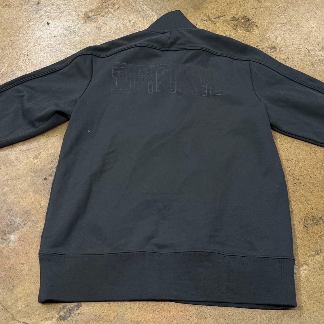 [정품/M] 나이키 브라질 축구 국가대표팀 트랙탑 블랙 b17 상품이미지4